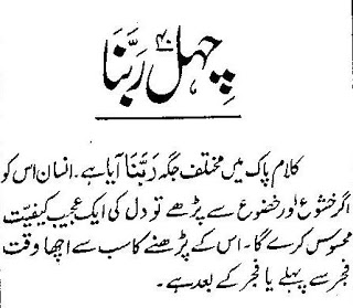 40 Rabbana Urdu By Hafiz Fazle Rahim Free Download in PDF