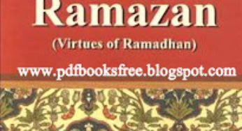 Fazail-e-Ramazan in English By Maulana Muhammad Zakariyya r.a