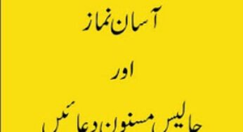 Aasan Nimaz Aur 40 Masnoon Duaen By Mawlana Ashiq Elahi Buland Shehri Almadni