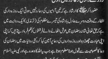 Rozedar Ki Dua Rad Nahi Hoti Importance of Dua in Ramadan